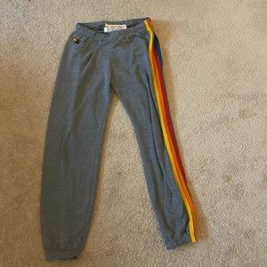 Aviator nation sweatpants worms three times